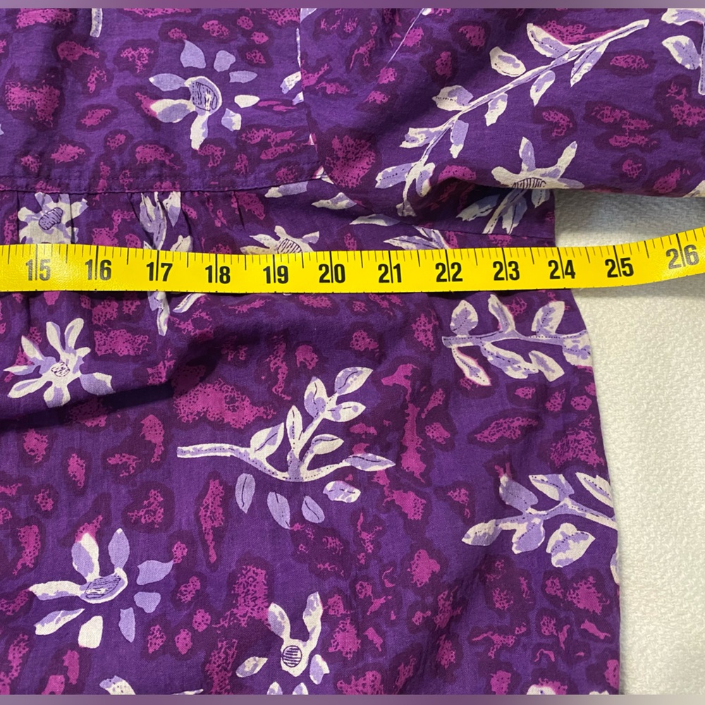 The Vermont Country Store Batik Print Muumuu Dress - Picture 4 of 10